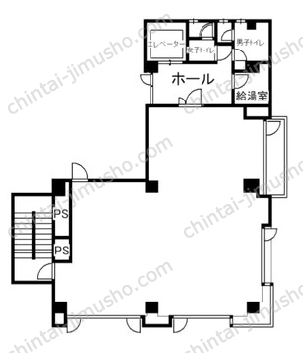 吉村ビル5Fの間取図