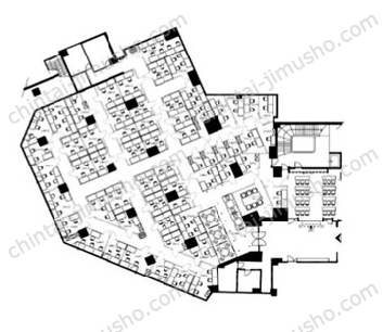 ストーク新宿／ハローオフィス西新宿1Fの間取図