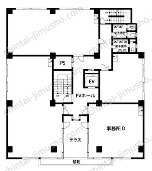 柳田ビル4Fの間取図