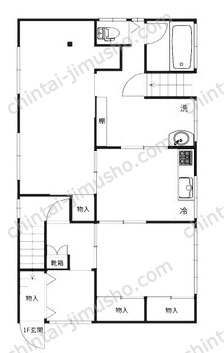 ラーデン中央町2Fの間取図