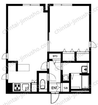 Lapis南麻布Ⅱ2Fの間取図