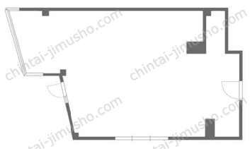 クレセント坂下1Fの間取図