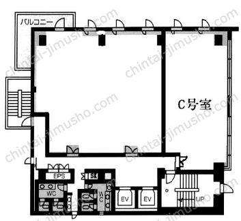 自然センタービル津田沼9Fの間取図