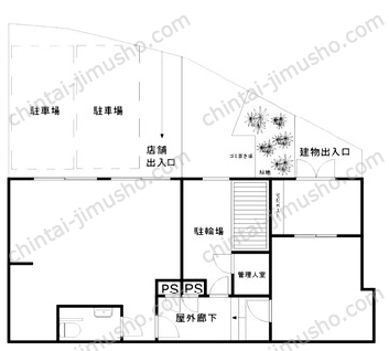 豊田町メゾン1Fの間取図