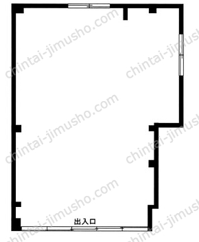 （仮称）福住1丁目貸店舗1Fの間取図