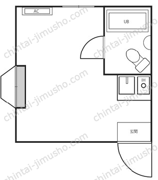 メトリヴ南台2Fの間取図