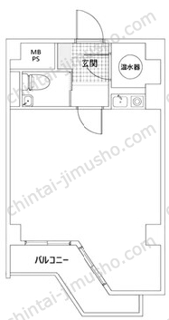 ライオンズプラザ調布1Fの間取図