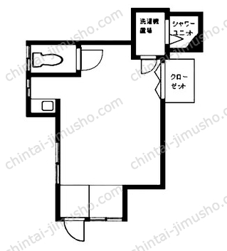 新駒荘2Fの間取図