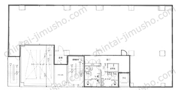 全国中小企業会館ビル2Fの間取図