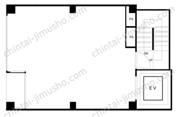 森央ビル3Fの間取図