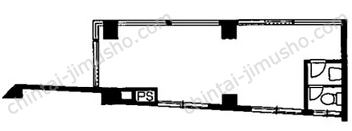 小川町GMビル1Fの間取図