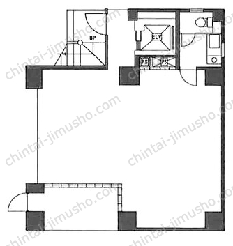 福信ビル1Fの間取図