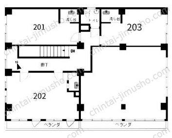 三光ビル2Fの間取図