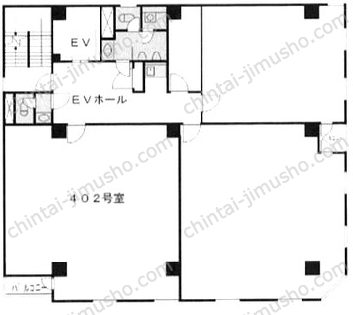 大和地所横浜西口ビル4Fの間取図