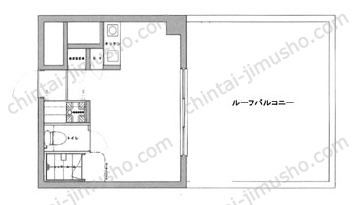 コーポ高砂7Fの間取図