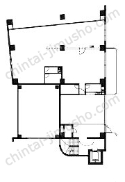 リリービル1Fの間取図