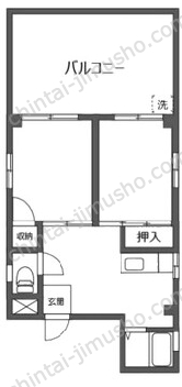 吉澤ビル3Fの間取図