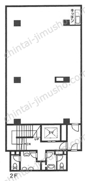 柏田中ビル2Fの間取図
