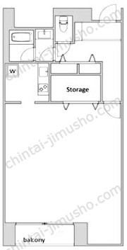 イースト六本木ビル6Fの間取図