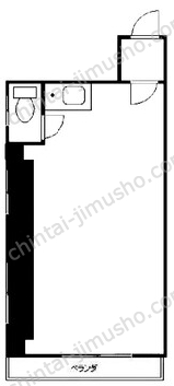 第5さくらコーポ2Fの間取図