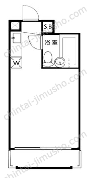 タウンコート細田3Fの間取図