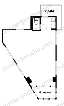 フロンティア・ワン5Fの間取図