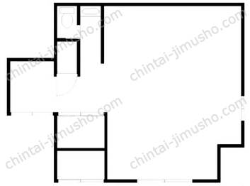 （仮称）小宮町貸店舗1Fの間取図