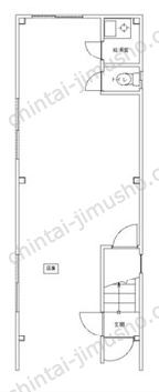 石田ビル1Fの間取図