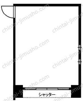 西川ビル1Fの間取図