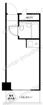 トーカン新宿第2キャステール2Fの間取図