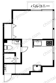 パレス赤坂4Fの間取図