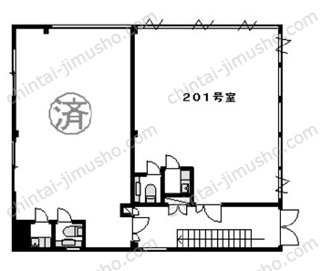 ロイヤル四谷2Fの間取図