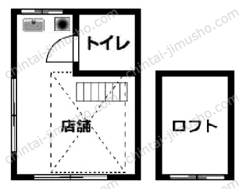 雑司が谷二丁目貸店舗一棟貸の間取図