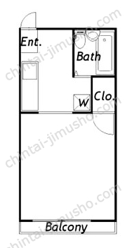 コーポ上野2Fの間取図