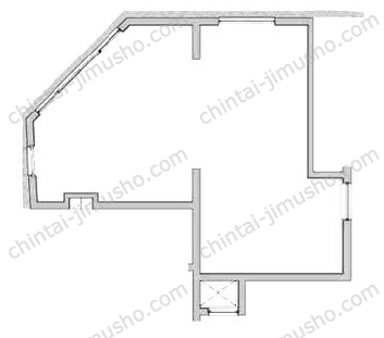 エスセナーリオ梅ヶ丘1Fの間取図