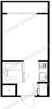 ライオンズマンション関内3Fの間取図