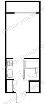 ライオンズマンション関内3Fの間取図