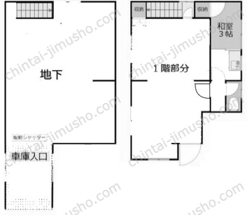 大泉町１丁目ビル一括貸の間取図