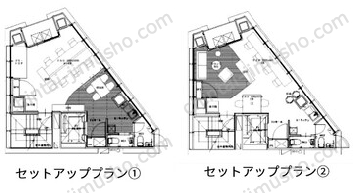 （仮称）東新橋プロジェクト7Fの間取図