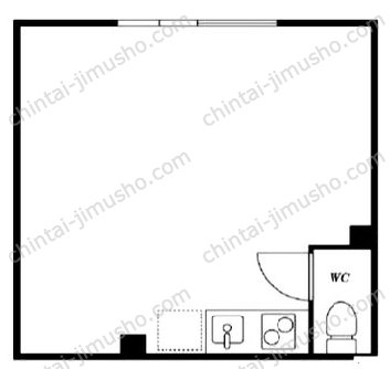 エアリアル市谷台町1Fの間取図