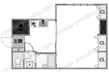 綾瀬ビル1Fの間取図