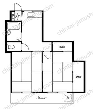 相澤マンション2Fの間取図