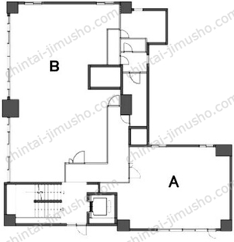 IM桜木町ビル3Fの間取図