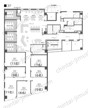 H1O麹町3Fの間取図