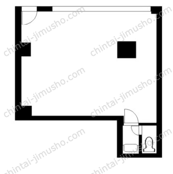 初穂マンション中落合1Fの間取図