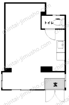 飯田マンション1Fの間取図