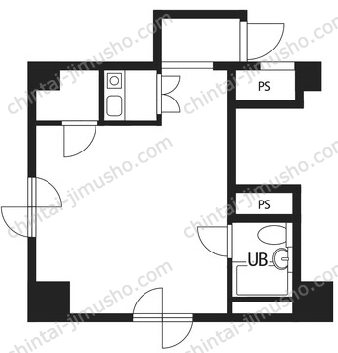 シャトレーイン横浜9Fの間取図