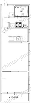 ディーローブル南柏2Fの間取図