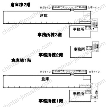 板橋区仲町新築一棟貸の間取図