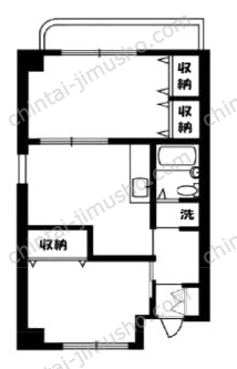 仙台坂アルカディア9Fの間取図